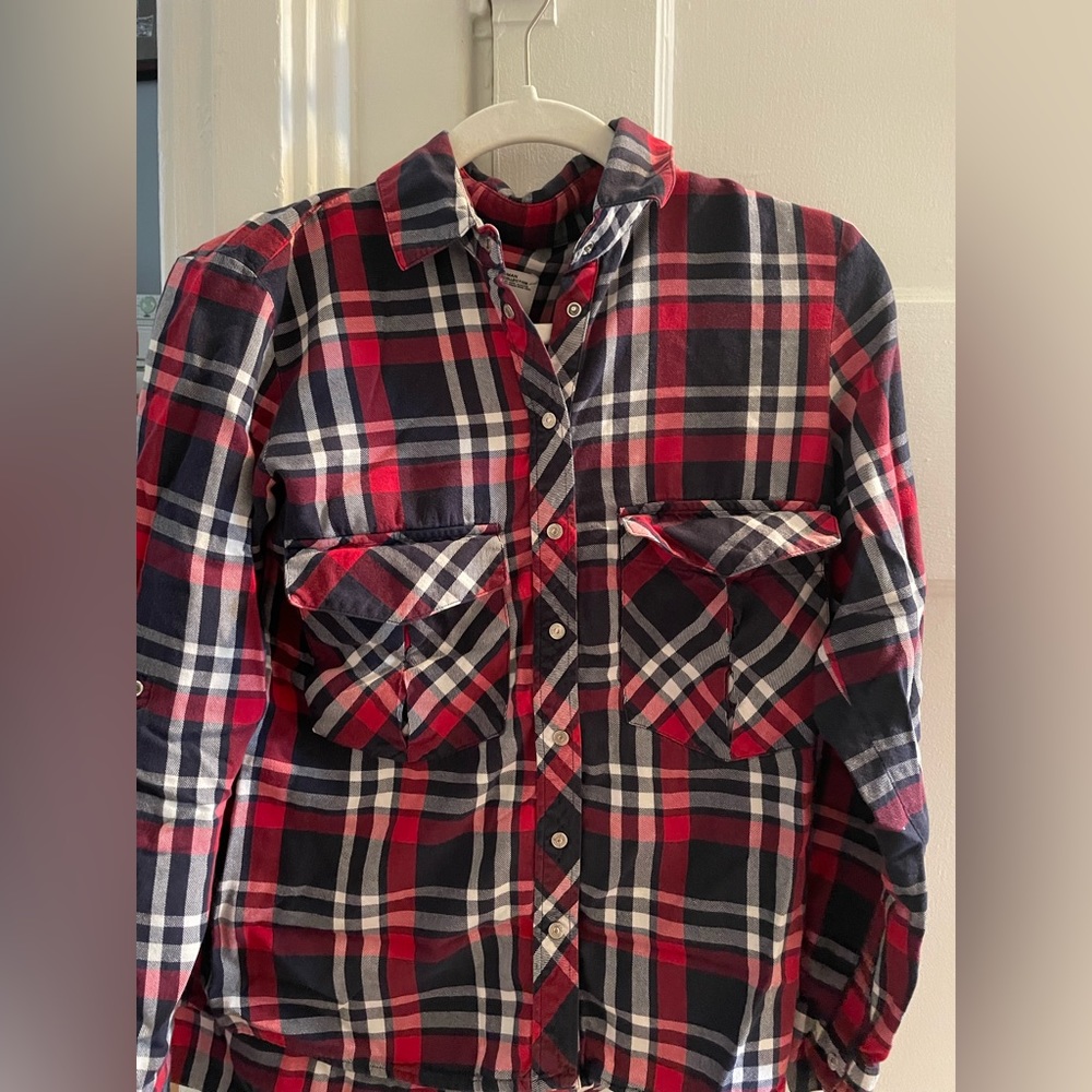 Zara long sleeve flannel T